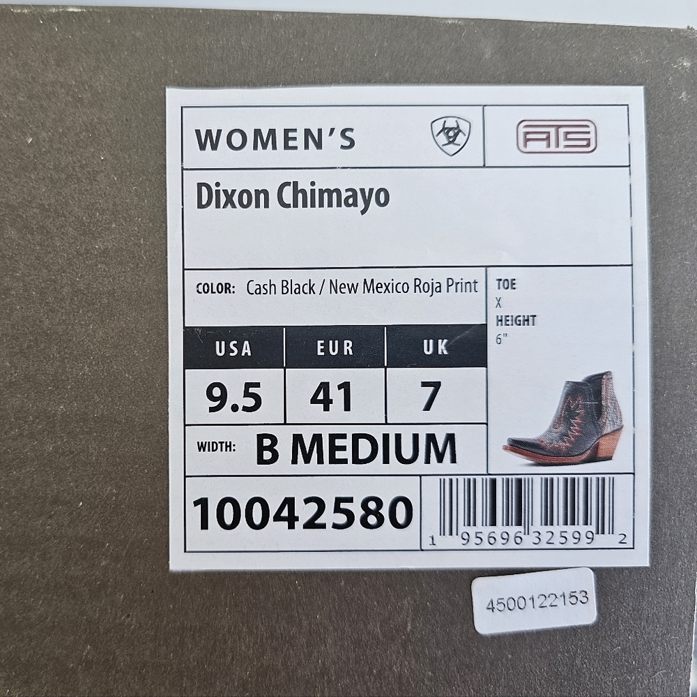 Ariat Dixon Chimayo Ankle Boots - Picture 9 of 9